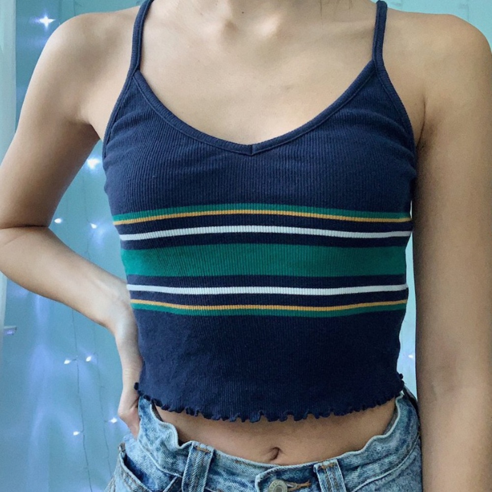 pacsun vintage striped tank top